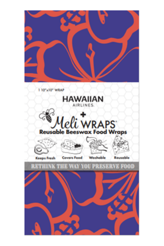 Mana Up Meli Wraps - Hibiscus Food Wrap