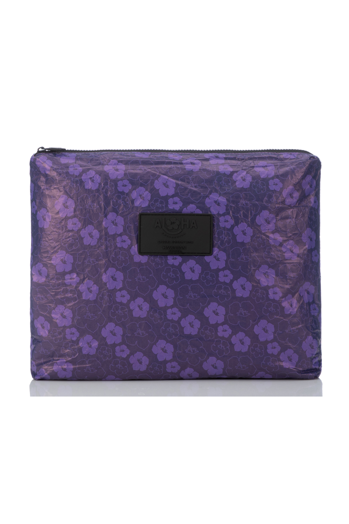 Aloha Collection Max Pouch Purple Hibiscus