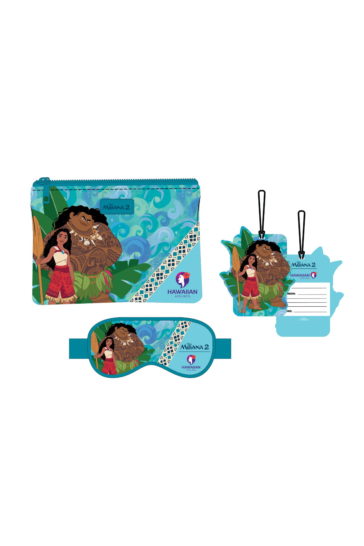 Moana and Maui Travel Set