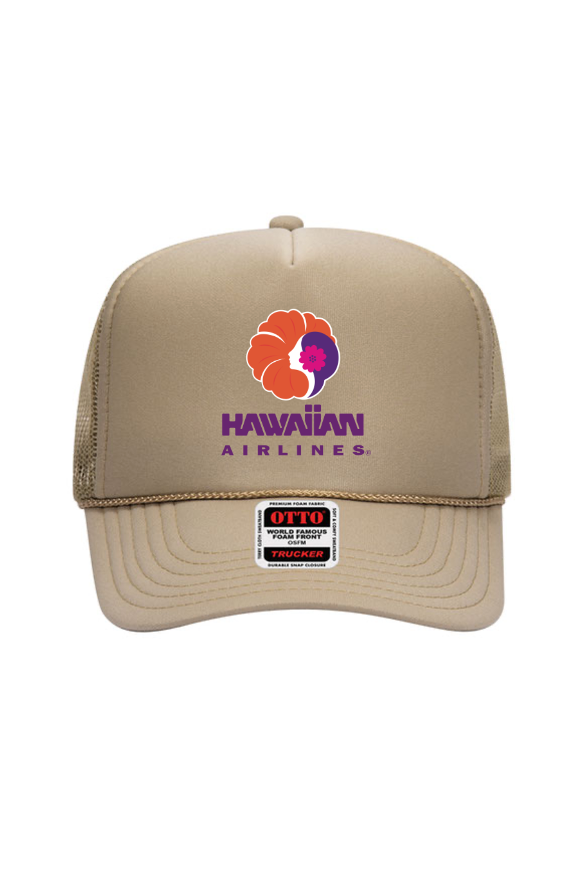 1970s Pualani - Beige Trucker Hat