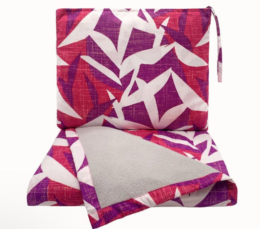 Noho Home Leihōkū Travel Blanket in Pink