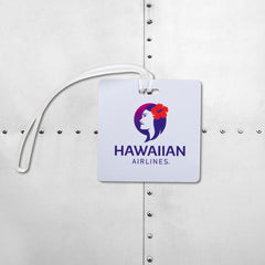 HAWAIIAN AIRLINES PLASTIC LUGGAGE TAG