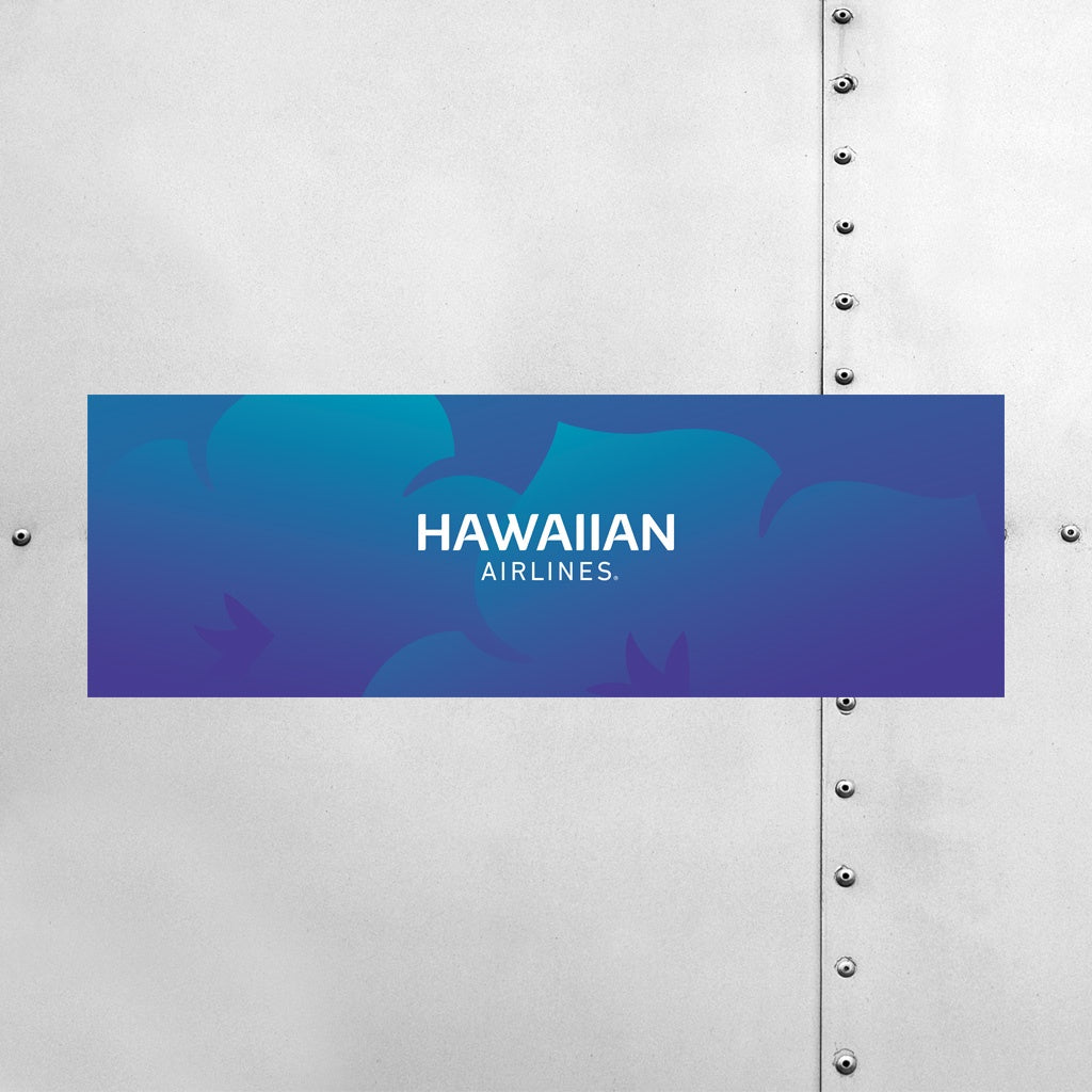HAWAIIAN AIRLINES COOLING TOWEL - BLUE